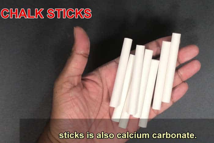 chalk sticks as calcium source to plants