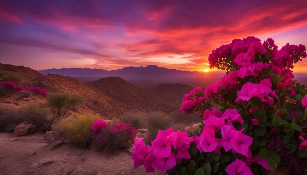 bougainvillea in landscape